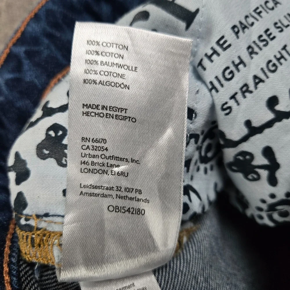 We The Free‎ People Jeans Womens 27 The Pacifica High Rise Slim Straight Leg